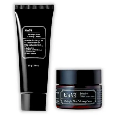 Крем для лица Dear Klairs Midnight Blue Calming Cream успокаивающий, для чувствительной кожи, 60 мл