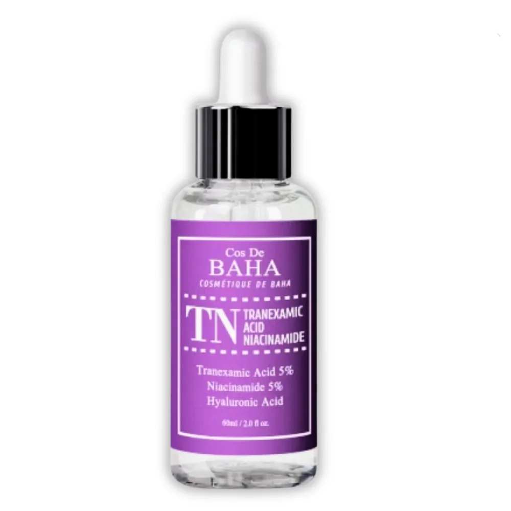 Сыворотка для лица и шеи Cos De Baha TN Tranexamic Acid Niacinamide Serum, для ровного тона, 60 мл