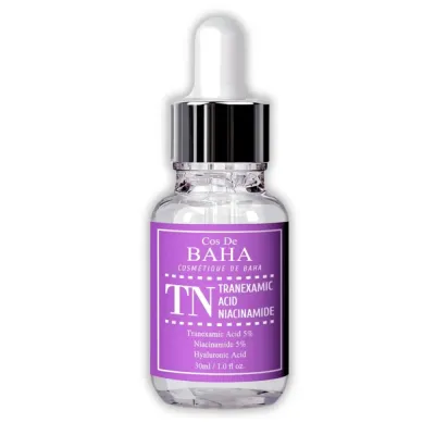 Сыворотка для лица и шеи Cos De Baha TN Tranexamic Acid Niacinamide Serum, для ровного тона, 30 мл