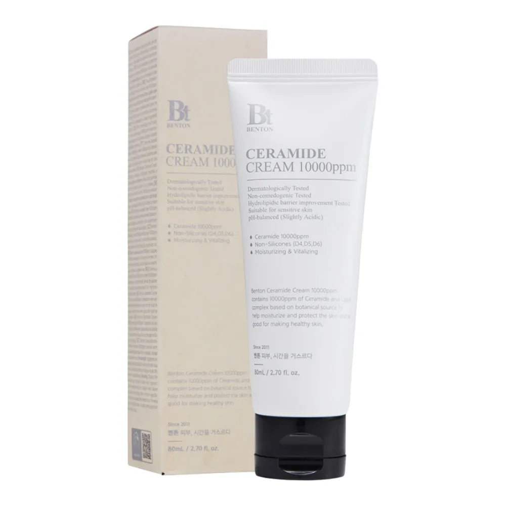 Крем для лица Benton Ceramide Cream 10.000PPM увлажняющий, с церамидами, 80 мл