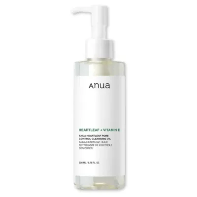 Гидрофильное масло Anua Heartleaf Pore Control Cleansing Oil для снятия макияжа, очищающее поры, 200 мл