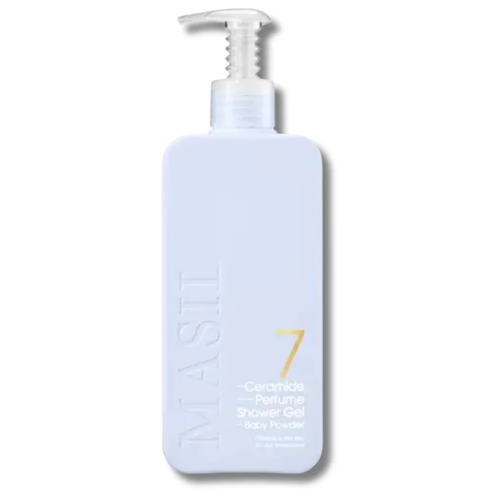 Парфюмированный гель для душа Masil 7 Ceramide Perfume Shower Gel, с керамидами, аромат Baby Powder