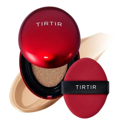 Кушон TirTir Mask Fit Red Mini с лёгким покрытием, мини-формат, оттенок 33N Macchiato