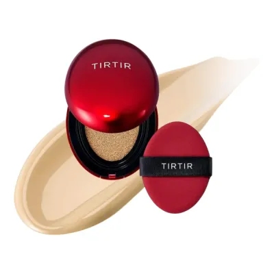 Кушон TirTir Mask Fit Red Mini с лёгким покрытием, мини-формат, оттенок 25N Mocha