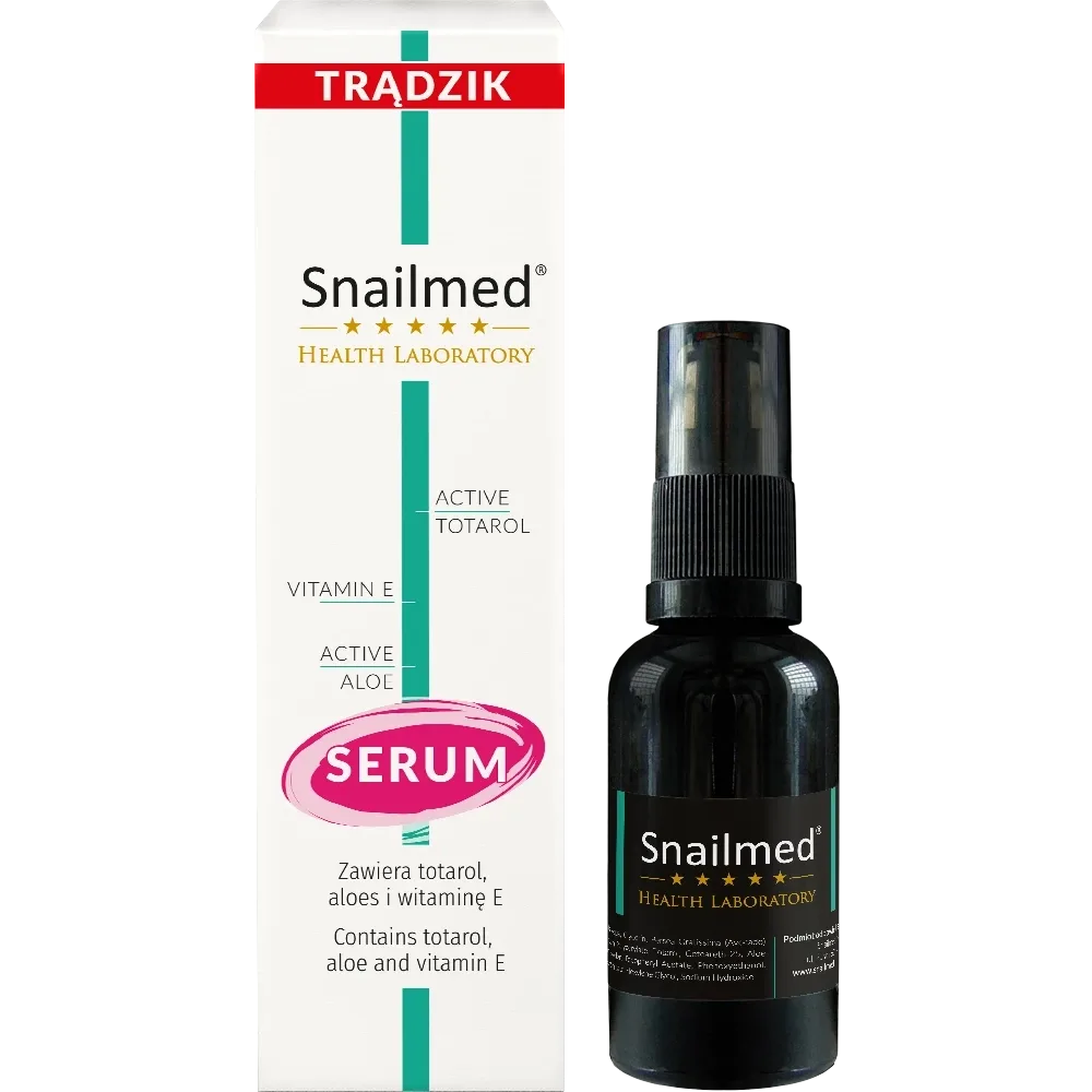 Сыворотка для лица Snailmed липоактивная, с тоталолом и алоэ, для кожи склонной к акне, 30 мл