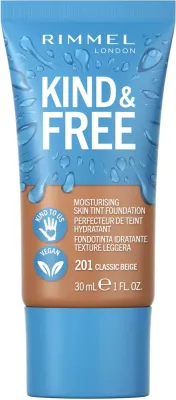 Тональное средство Rimmel Kind & Free, увлажняющее, оттенок 201 Classic Beige, 30 мл