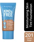 Тональное средство Rimmel Kind & Free, увлажняющее, оттенок 201 Classic Beige, 30 мл — фото 2