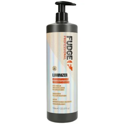 Кондиционер для волос Fudge Luminizer Weightless против пушения, для блеска, для непослушных волос, 1000 мл
