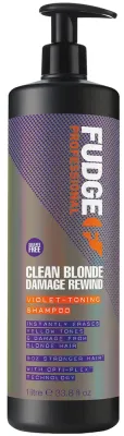 Оттеночный шампунь Fudge Clean Blonde Damage Rewind Violet-Toning для светлых волос, 1000 мл