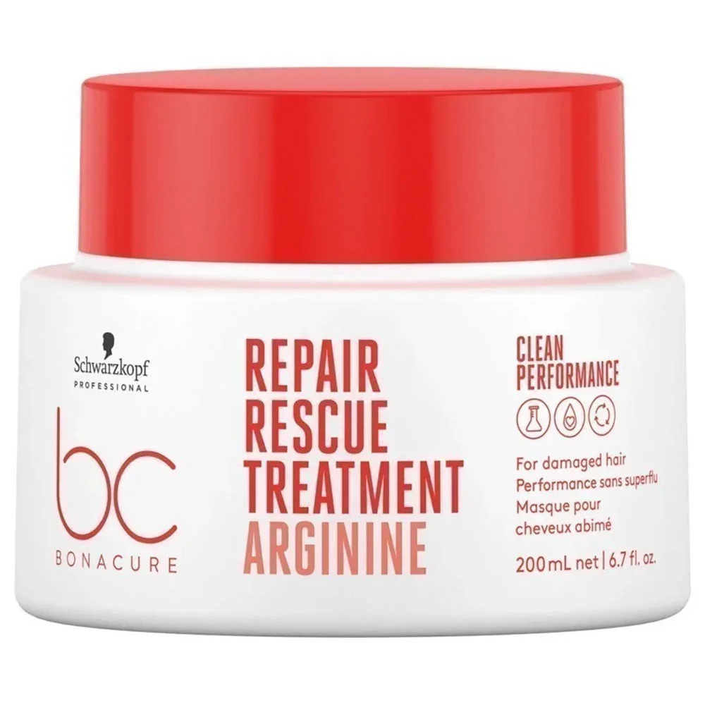 Маска для волос Schwarzkopf Professional BC Bonacure Repair Rescue Arginine питательная, для повреждённых волос, 200 мл
