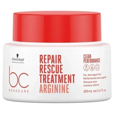 Маска для волос Schwarzkopf Professional BC Bonacure Repair Rescue Arginine питательная, для повреждённых волос, 200 мл