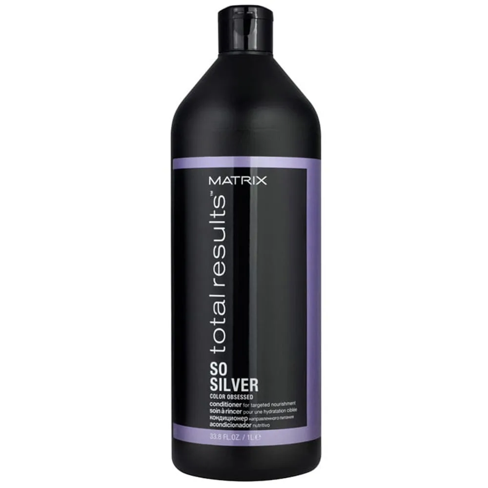 Оттеночный кондиционер Matrix Total Results Color Obsessed So Silver против желтизны, для светлых и седых волос, 300 мл