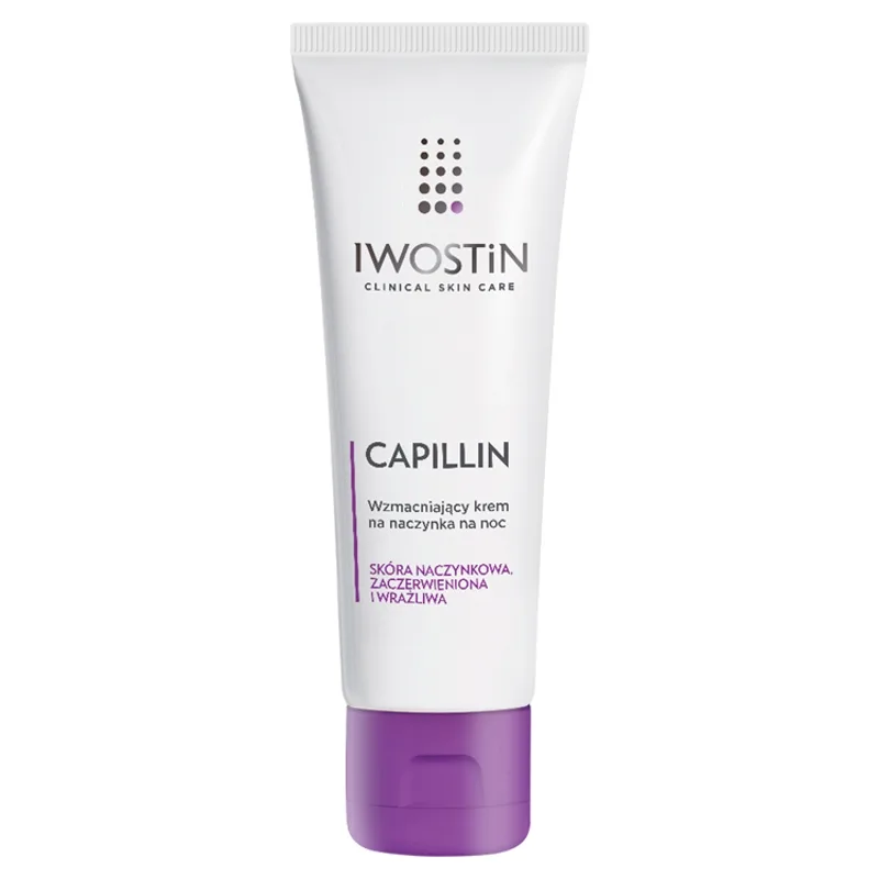 Ночной крем для лица Iwostin Capillin укрепляющий, для кожи с расширенными сосудами, 40 мл