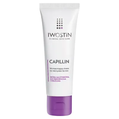 Ночной крем для лица Iwostin Capillin укрепляющий, для кожи с расширенными сосудами, 40 мл