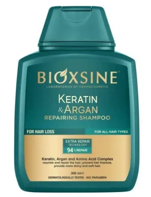 Шампунь Bioxcin Keratin & Argan восстанавливающий, увлажняющий, 300 мл