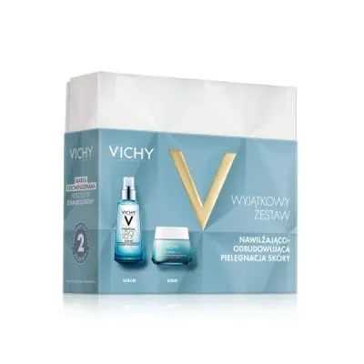 Набор Vichy Mineral 89: сыворотка-бустер 50 мл и увлажняющий крем 100H насыщенный 50 мл