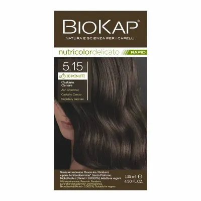 Краска для волос Biokap Nutricolor Delicato Rapid, оттенок 5.15, 135 мл