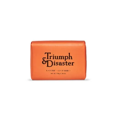 Мыло Triumph & Disaster Almond & Rosehip, кусковое, с миндальным молоком, 130 г