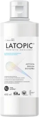 Эмульсия для ванны Latopic Probiotic Emollient, с 1 дня жизни, для атопичной и сухой кожи, 400 мл