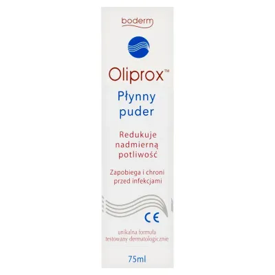 Жидкая пудра от потливости Oliprox, медицинское изделие, 75 мл