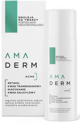 Крем-гель для лица Amaderm Acne регулирующий себум, для жирной кожи, 50 мл