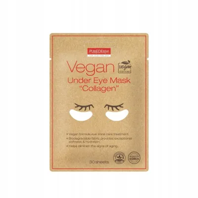 Патчи под глаза Purederm Under Eye Mask с коллагеном, 30 шт