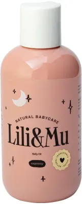 Масло для тела Lili&Mu укрепляющее, для кожи живота, против растяжек, для беременных, 200 мл