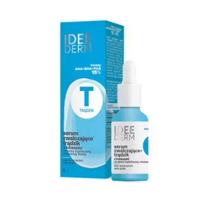 Сыворотка для лица Idee Derm против акне, с кислотами, для проблемной кожи