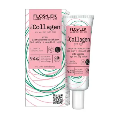 Крем для кожи вокруг глаз и губ Floslek Fito Collagen против морщин, 30 мл
