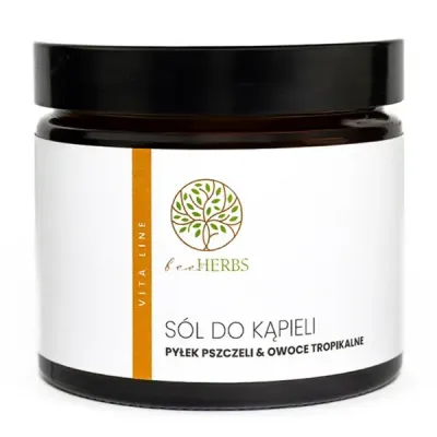 Соль для ванны BeeHerbs, пчелиная пыльца и тропические фрукты, 250 мл