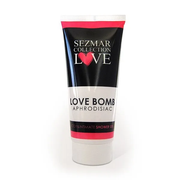 Гель для душа и интимной гигиены Sezmar Love Love Bomb, с афродизиаками, 200 мл