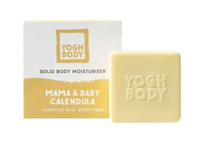 Твёрдое масло для тела Yogh Soap Yoghbody Mom and Baby, с календулой, увлажняющее, для мам и малышей, 100 г