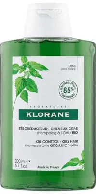 Шампунь Klorane с крапивой себорегулирующий, для жирных волос, 200 мл
