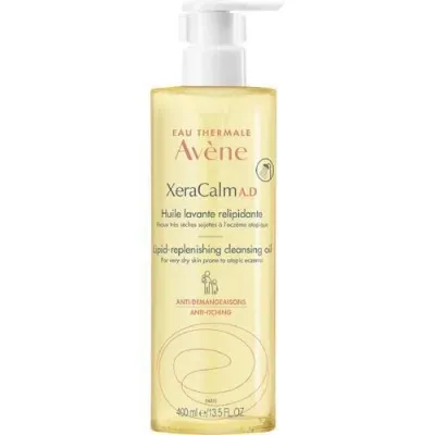 Масло для душа Avene XeraCalm A.D, очищающее, липидовосполняющее, 400 мл
