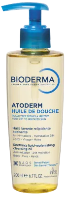 Масло для ванны и душа Bioderma Atoderm Huile de Douche, увлажняющее, 200 мл