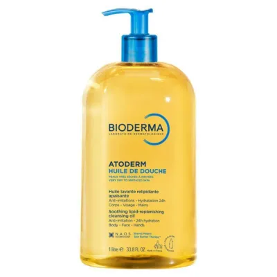 Масло для душа и ванны Bioderma Atoderm Huile de Douche, увлажняющее