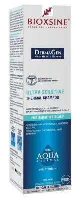 Шампунь Bioxsine DermaGen Aqua Thermal для чувствительной кожи головы, 300 мл