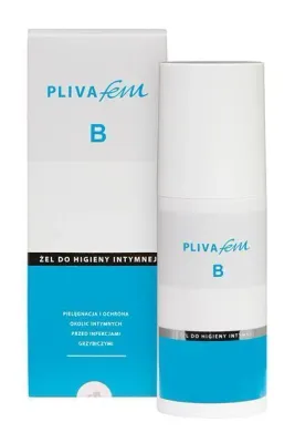 Гель для интимной гигиены Plivafem B, деликатный, при воспалительных состояниях, 150 мл