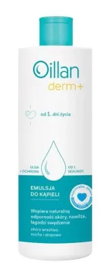 Эмульсия для купания Oillan Derm+, для атопичной кожи, против зуда и сухости, 400 мл