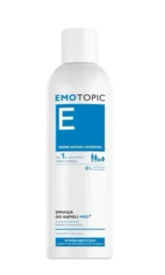 Эмульсия для ванны Emotopic Med+, для ежедневного применения, для атопичной кожи, 400 мл