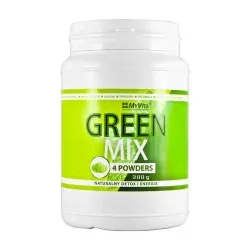 Смесь зелёных порошков MyVita Green Mix, ячмень, спирулина, хлорелла и матча, 300 г