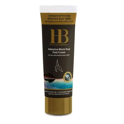 Крем для стоп Health & Beauty Intensive Black Mud Foot Cream, для очень сухой и потрескавшейся кожи, 200 мл
