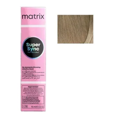 Тонер для волос Matrix Super Sync Pre-Bonded, щелочной, 90 мл, оттенок 8AG