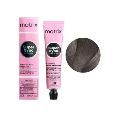 Тонер для волос Matrix Super Sync Pre-Bonded, щелочной, 90 мл, оттенок 6T