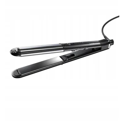 Выпрямитель для волос GA.MA IQ Black Ultimate Straightener 2 в 1, для выпрямления и локонов, чёрный