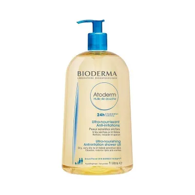 Масло для душа и ванны Bioderma Atoderm Huile de Douche, увлажнение 24 часа, 1000 мл