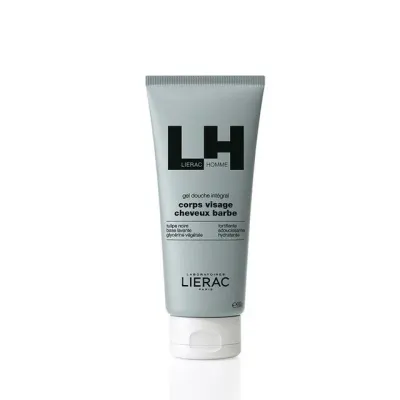 Гель для душа Lierac Homme, многофункциональный, для тела, лица и волос, 200 мл