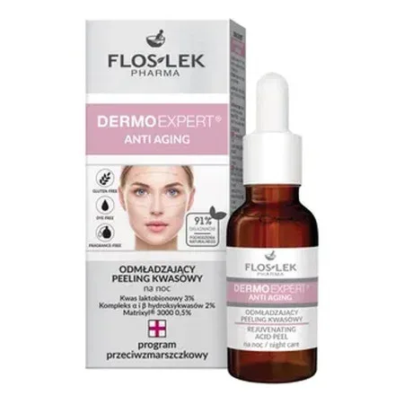 Кислотный пилинг для лица Flos-Lek Pharma Dermoexpert Anti Aging антивозрастной, 30 мл