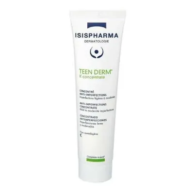 Сыворотка для лица Isispharma Teen Derm K Concentrate кераторегулирующая, для жирной кожи, склонной к акне, 30 мл