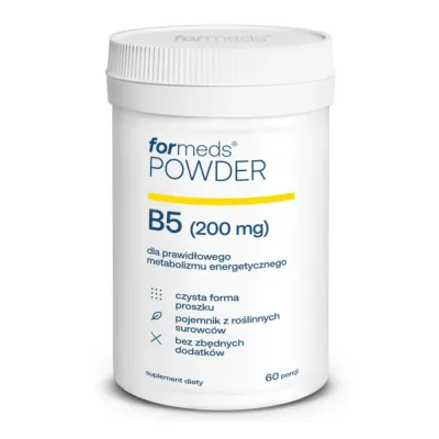 Витамин B5 ForMeds Powder B5, 200 мг, порошок, 60 порций